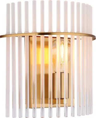 Produktbild von Globo Lighting Wandleuchte Metall goldfarben matt, 1x E27