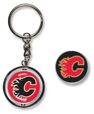 Zdjęcie produktu dla Spinner brelok do kluczy Calgary Flames NHL