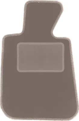 Produktbild von Fahrerfußmatte Velours beige passend für BMW 3 E30 (1986-1993, Cabrio) – mit Befestigungen – passgenau