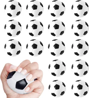 Productafbeelding van Mini-voetbal - Set van 12 - Schuimrubberen ballen - Kleine