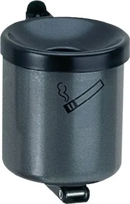 Produktbild von TKG Wandascher Ø150xH145mm graphit m.Kippvorrichtung - 350043