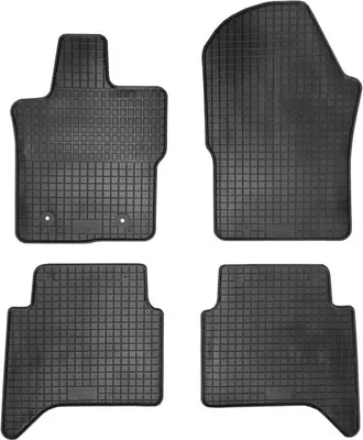 Imagen del producto de Juego de alfombrillas de goma para VW Amarok (pick-up) (modelos 2HA, 2HB, S1B, S6B, S7A, S7B), delanteras y traseras