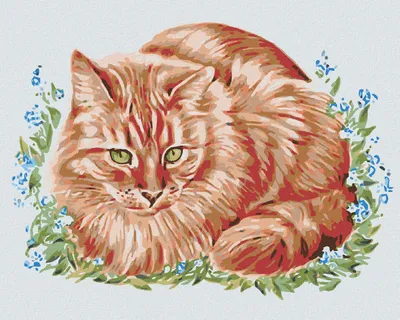 Image de Zuty - Peinture par numéros - ZRZEK V TRÁVĚ, 40 x 50 cm, sans cadre et sans tension de la toile