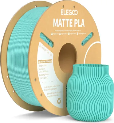 Produktbild von ELEGOO PLA MATTE -1.75mm-1KG-Cardboard Spool-Teal Green