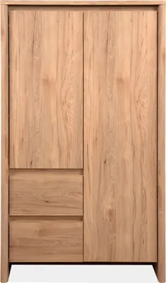 Produktbild von CALICOSY - Sideboard 2 Türen 2 Schubladen Holzoptik B 86 cm - SOREN