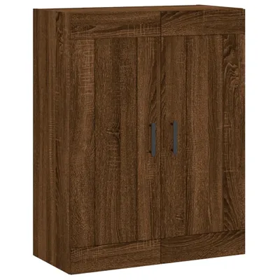 Produktbild von Wandschrank Braun Eichen-Optik 69,5x34x90 cm Holzwerkstoff