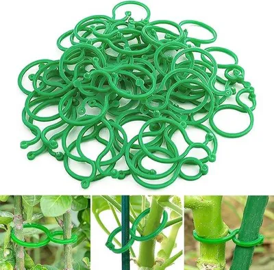 Produktbild von Famanu Pflanzenclips - stabile Befestigung - grün