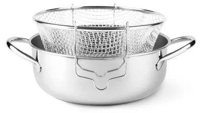 Produktbild von Excelsa 42499 Frittiertopf, Edelstahl, 24 cm Durchmesser