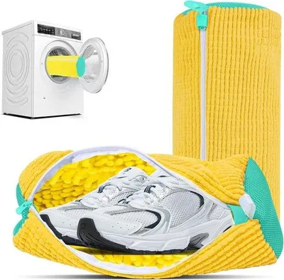 Immagine prodotto di Set per la pulizia delle scarpe - Pulizia a 360 gradi - 2 pezzi - Giallo