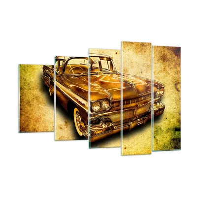 Produktbild von Bilder auf glas - Auto klassisch Limousine Geschwindigkeit - 150x100cm - Glasbilder - Wandbilder - Kunstdruck - Wanddekoration aus Glas - Glas Bilder - Wandbild auf Glas - GEG150x100-0526