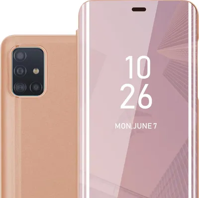 Immagine prodotto di Cadorabo custodia per telefono cellulare per Samsung Galaxy A51 4G / M40s in Rosa Cover Backcover Custodia protettiva a libro