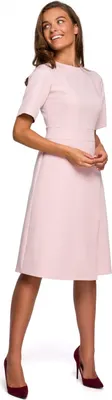 Produktbild von Stylove Midikleid für Frauen Lyonete S240 Puderrosa XXL