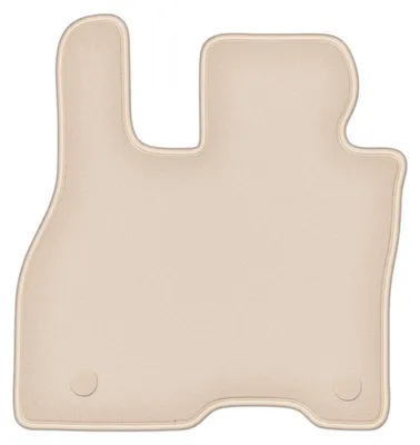 Produktbild von DURBAN Beige Velours-Fahrerfußmatte für Nissan Leaf II Schrägheck (2017-)