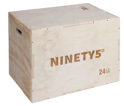 Produktbild von Plyometrisches Trainingsgerät aus Holz, 76x51x61 cm, mit 3 Höhenoptionen