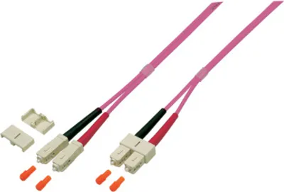 Produktbild von EFB Duplex Jumper SC-SC 50/125,OM4,LSZH,violett,3.0mm,5m
