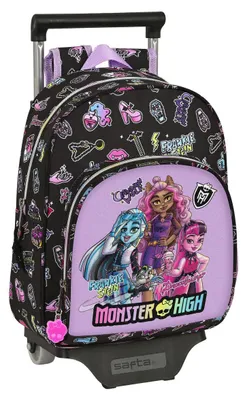 Immagine prodotto di Monster High Creep Zaino a rotelle nero 28 x 34 x 10 cm