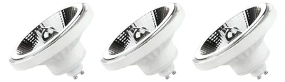 Productafbeelding van Spectrum LED Spot PAR16 GU10 Helder - 10W 800lm 4000K - Neutraalwit - Vervangt 100W - 3 stuks