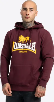 Produktbild von Lonsdale Herren Hoodie Thurning oxblood L