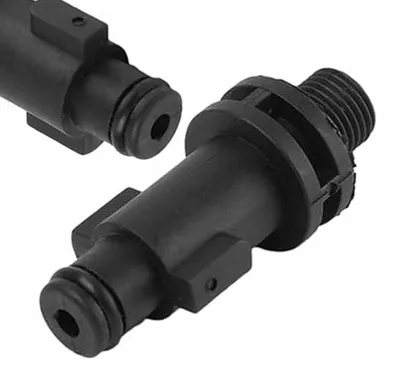 Productafbeelding van Adapter Vervanging – Kunststof, 1/4" Buitendraad | 160 bar, 60°C | Compatibel met Hogedrukreiniger Bosch