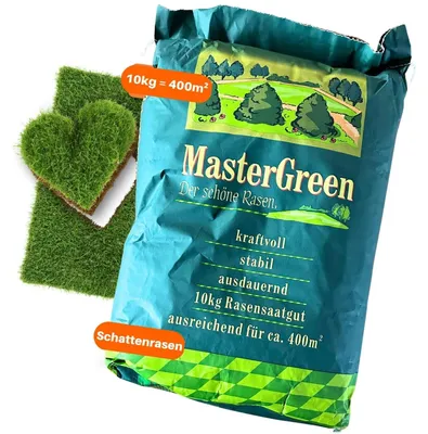 Produktbild von Premium Schattenrasen Samen schnellkeimend 10kg = 400m²
