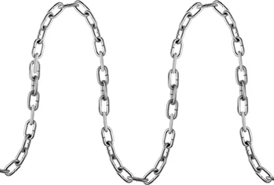 Immagine prodotto di SucceBuy Catena a prova di bobina, 1/4" x 100', carico di lavoro sicuro 1540 lbs. Zincata, testata con due maglie rapide. Acciaio al carbonio zincato