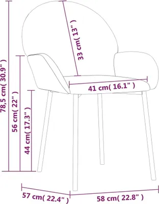 Produktbild von vidaXL Esszimmerstühle 2 Stk. Schwarz Samt