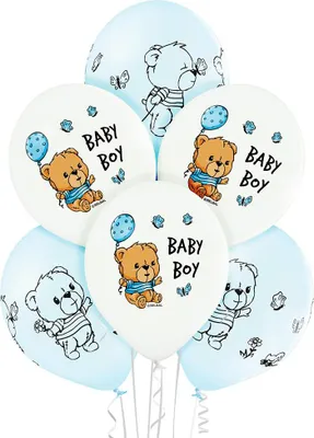 Image de Ballons - Garçon - Lot de 6