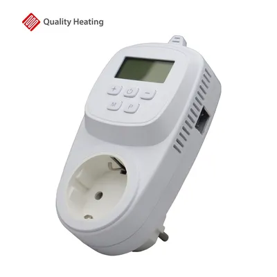 Produktbild von Thermostat Steckdose - Weiß - WiFi, 3600W, mit externem Sensor