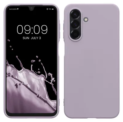Produktbild von kwmobile Handyhülle für Samsung Galaxy A26 5G Hülle - TPU Case - Kabelloses Laden - Schutzhülle Cover in Lavendel