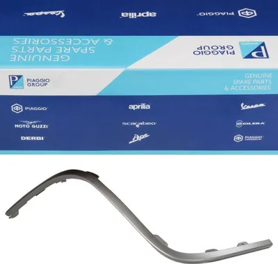 Produktbild von Zierleiste Schlitzrohr links Original für Piaggio Vespa GTS Super Tech 125 300 - Herstellnummer: 123456