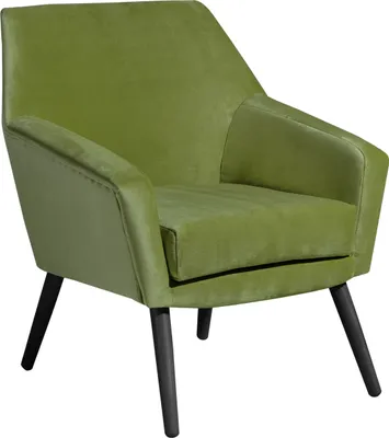 Produktbild von Max Winzer Sessel Alegro - Samtvelours oliv - Maße: 67 x 71 x 81 cm