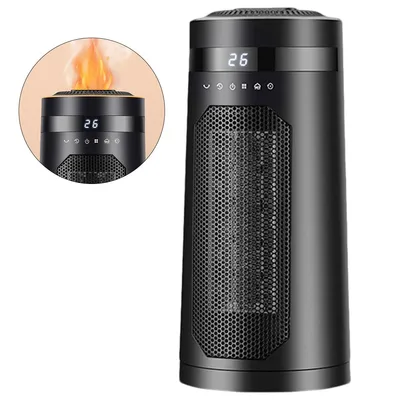 Produktbild von Heizlüfter, Premium Keramik Heizlüfter, 2000W, mit Fernbedienung, LED-Touchscreen, 2000W Leistung, Timerfunktion und Sicherheitsfunktionen