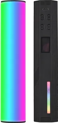 Produktbild von Andoer W200RGB Tragbare LED-Videoleuchte Wiederaufladbares RGB-Fuelllicht 2500K-9000K Dimmbar 20 Lichteffekte CRI95+ LCD-Bildschirm Magnetische Rueckseite mit Mini-Desktop-Stativ-Handschlaufe fuer Vlog Live-Streaming Videokonferenz Produktfotografie