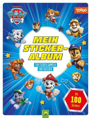 Produktbild von PAW Patrol Mein Stickeralbum mit 100 Stickern
