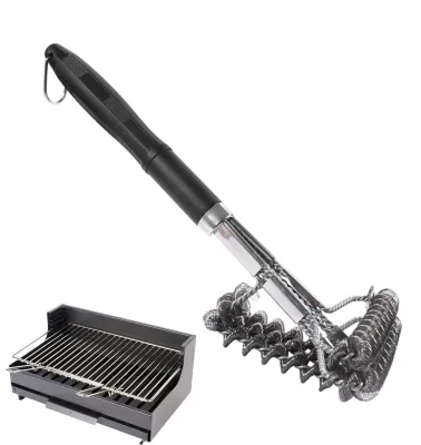 Produktbild von Grillbürste mit Schaber und rutschfestem Griff