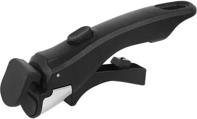 Obrázok produktu pre Uniqoos® Ergonomická, tepelne odolná náhradná rukoväť z bakelitu a silikónu – odnímateľná univerzálna rukoväť pre panvice, hrnce a kuchynské náčinie