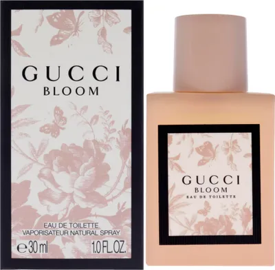 Produktbild von Gucci Bloom, Frauen, 30 ml, Nicht nachfüllbare Flasche, Bergamotte, Zitrone, Mandarine, Neroli, Jasmin, Orangenblüte, Tuberose, Moschus, Sandelholz