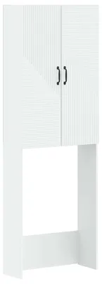 Obrázek produktu pro Skříňka pod umyvadlo HAARLEM, bílá, 66 x 25,5 x 190 cm, materiál: dřevovláknitá deska