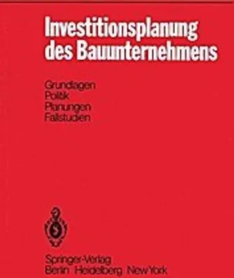 Obrázek produktu pro Investitionsplanung des Bauunternehmens
