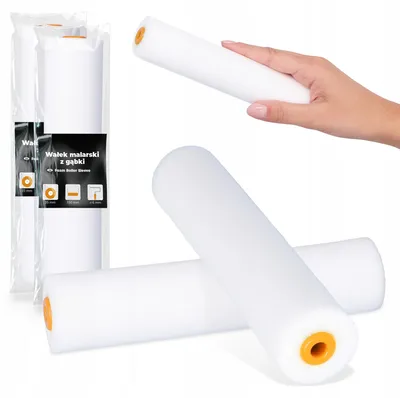 Produktbild von TRCR Schaumstoff-Farbwalzen-Einsätze 15 cm für Lack Farbe