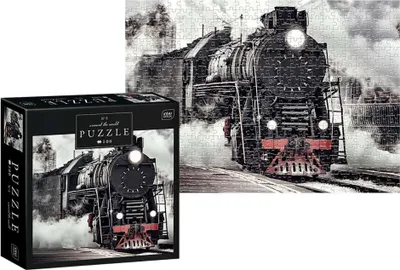 Produktbild von INTERDRUK Puzzle Rund um die Welt: Parnlokomotive 500 dlks