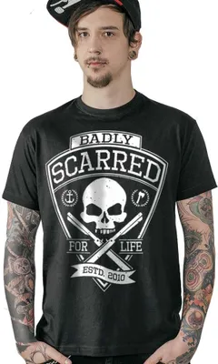 Zdjęcie produktu dla Badly - Scarred For Life, T-Shirt