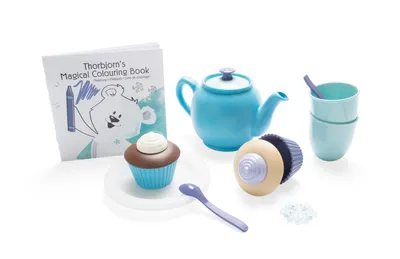 Zdjęcie produktu dla Zestaw do herbaty z kolorowanką ThornBjorn / Dantoy