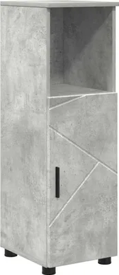 Obrázek produktu pro vidaXL Koupelnová skříňka s úložným prostorem Betonová šedá 30 x 35 x 95 cm