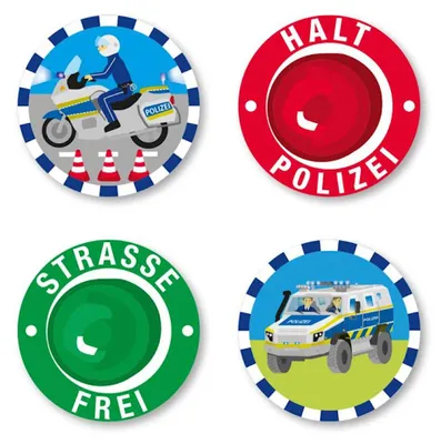 Produktbild von Polizei Muffinaufleger 12 Stk