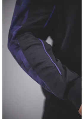 Produktbild von Erima Evo Star Hoody Schwarz/Ultraviolett