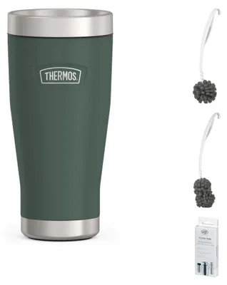 Obrázek produktu pro THERMOS ICON MUG 0,47 l termohrněk – výhodná sada s čisticí kartáčem CLEAN FIX 30 cm