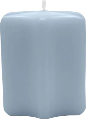 Produktbild von Sternkerzen Jeans Blau 60 x Ø 60 mm, 8 Stück