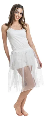 Produktbild von Chaks - Festival Rock Damen, Transparenter Glitzer Tüllrock