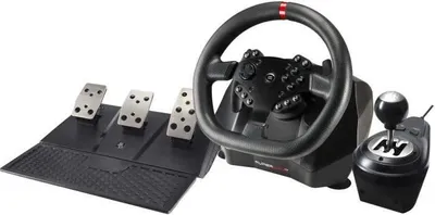 Immagine prodotto di Volante da corsa, SUPERDRIVE GS950-X, angolo di rotazione 900°, cambio manuale, 3 pedali, Xbox Serie X/S, PS4, Xbox One